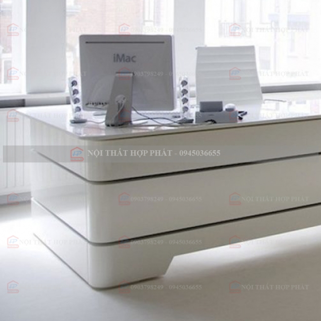 Bàn Làm Việc Cao Cấp Gỗ Thiết Kế BLVCCG006